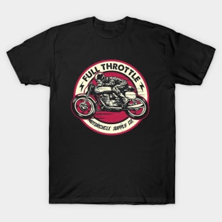 Full Throttle Motorcycle T-Shirt